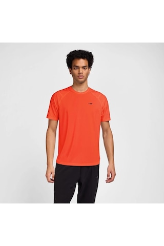 Lescon Erkek Koşu Kısa Kol T-shirt 25b-1012 25btek001012 Açık Kırmız Kırmızı