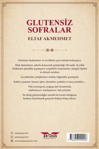 Glutensiz Sofralar - Eltaf Akmehmet - Perseus Yayınevi