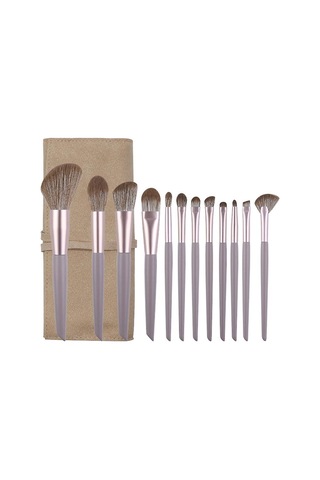 12'si 1 Arada Makyaj Fırçası Seti Makyaj Fırçası + Fırça Çantası Makyaj Fırçası + Fırça Çantası