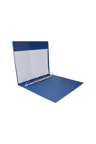 Evrak Sunum Tanıtım Firma Klasörü A4 Pvc 3 Cm 4 Halkalı 250 Yaprak Kapasiteli Ring Binder File 27,5x32 Cm Diğer
