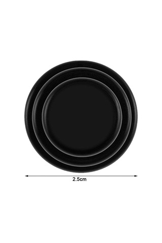 Lemestar Araç Kapısı Anti-çarpma Yastığı 10 Adet Siyah Etiksiz Silikon Tampon Suv Kamyonet Araç Aksesuarı 9210a