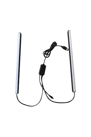 Shineyee Rgb Işıklı Klavye Ambiyans Lambası, Ses Tespiti Ve Interaktif Fonksiyon, İki Renkli Isı + Rgb Renkleri, Kumanda İle Kontrol Edilebilir, 2'li Paket Siyah