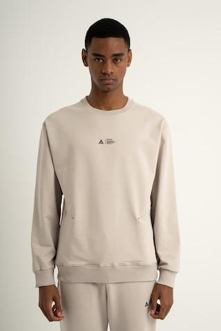Airlife Sports Club Sz 3 Erkek Sıfır Yakalı Sweatshirt Taş