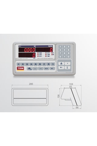 Tem Meb Sayıcı Transpalet Baskül 2000 KG x 1 KG