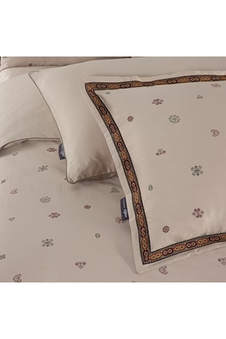 Sarev Kutay King Size Battal Boy %100 Pamuk Saten "300 Tc" Nevresim Takımı Mocha Kahverengi