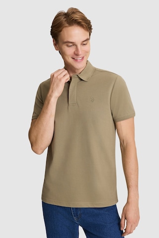 U.S. Polo Assn. U.s. Polo Assn. Erkek Haki Tişört Basic 50327003-vr027