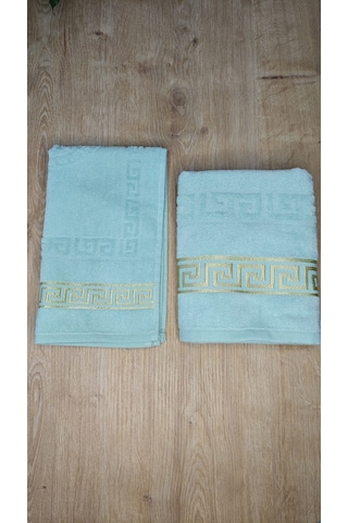 4 Parça Banyo Set 50x90 - 30x50 Turuncu