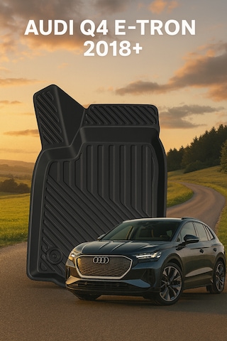 Audi Q4 E-tron 2018+ Uyumlu 3d Oto Paspas Premium