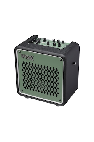 Mini Go 10 Zeytin Yeşili, Gitar Ve Ses Serisi Transistör Efektleri İçin Combo Amplifikatör, 10 W Güç, 6,5 İnç İla