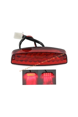 Motosiklet Üniversal Arka Stop Işığı