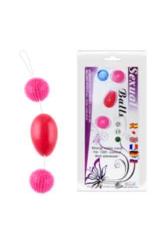 X-sense Baile Kırmızı Üçlü Kegel Egzersiz Topları Anal Ve Vajinal