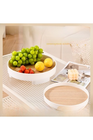 Shineyee Büyük Boy Beyaz Satranç Desenli Ahşap-plastik Entegre Giriş/ Oturma Odası Çekmecesi: Dekoratif Ev Çeşitli Kullanimlı Depolama Tepsisi 29.5 7.2 Cm