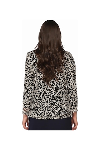 Ladies First Ladıes Fırst Büyük Beden 2931 Lacivert Ceket+Bady Ikili Takım