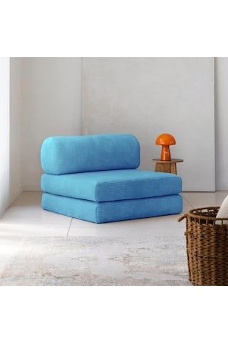 Modüler Legom Tekli Koltuk İndigo