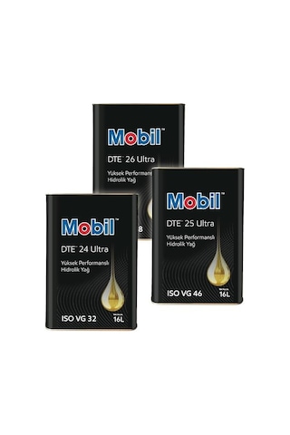 Mobil Dte 26 Ultra Yüksek Performanslı Hidrolik Yağı Teneke 16 L