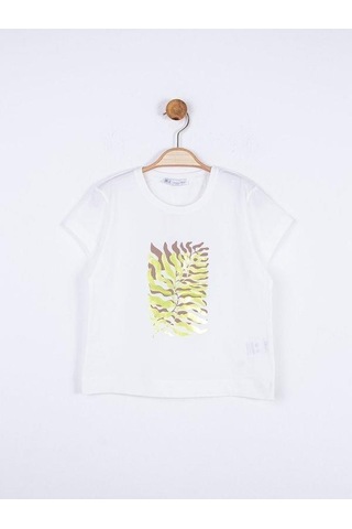 Nk Kids Kız Çocuk Perfect Tshirt-13971 Ekru