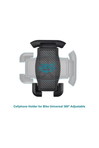 Ht-t45 Motosiklet Telefon Tutucu Bisiklet Telefon Tutucu Motor Ve Siyah