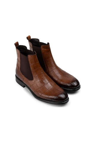 Deery Hakiki Deri Taba Rengi Chelsea Erkek Bot - 01919mtbac02