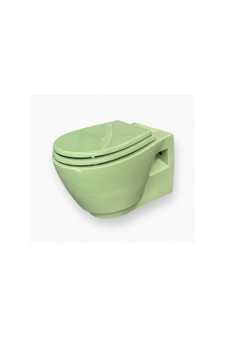 Ece Banyo - Ronda Design Fıstık Yeşili Asma Klozet Kapak Dahil Outlet - 7623-dl- Diğer