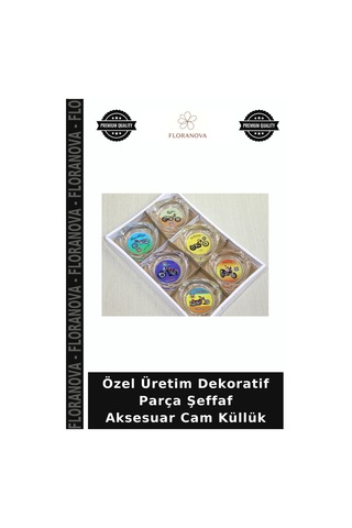 Özel Üretim Dekoratif Parça Şeffaf Aksesuar Cam Küllük