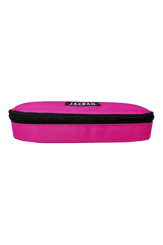 Jacbag Oval Medium Koyu Pembe Kız Çocuk Kalem Çantası Çok Renkli