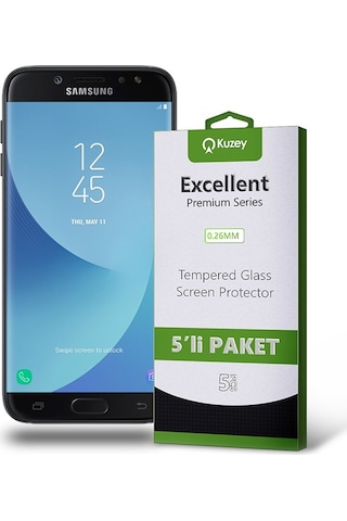 Samsung Uyumlu Galaxy J7 Pro Ekran Koruyucu Cam 5 Adet (534068416) 20 Tl Fark Ile Apple iPhone Hızlı Şarj Kablosu