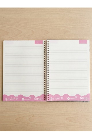 A5 Spiralli Defter 48 Yaprak Çizgili Simli Şeffaf Kapaklı Kedi Desenli Not Defteri Çok Renkli