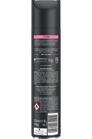 Taft Saç Spreyi Power Kasmır Mega Güçlü 5 250ml