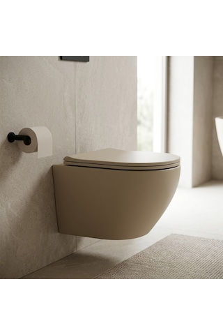 Et-y401mk Mat Cappucino Asma Klozet Krem Et-y401mk Mat Cappucino Asma Klozet Krem