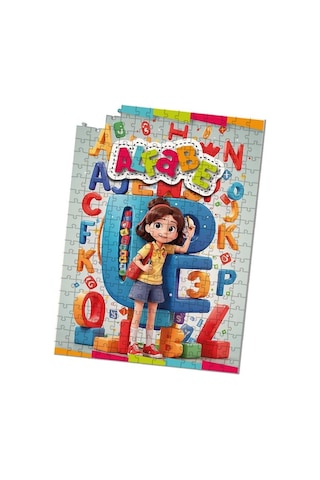 Btoys 260 Parça Puzzle Alfabe 9073
