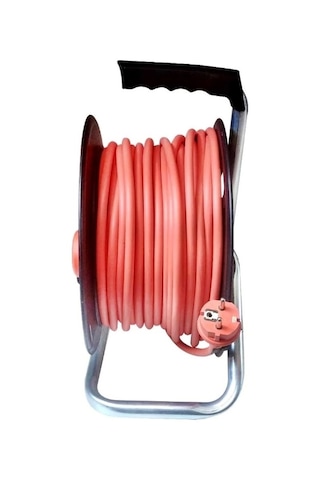 Bylion 3x2,5 Ttr 50 Metre Kablolu Plastik Kablo Makarası 50 M