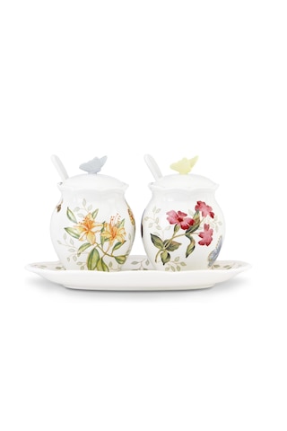 Lenox Butterfly Meadow Baharat & Sos Seti Beyaz