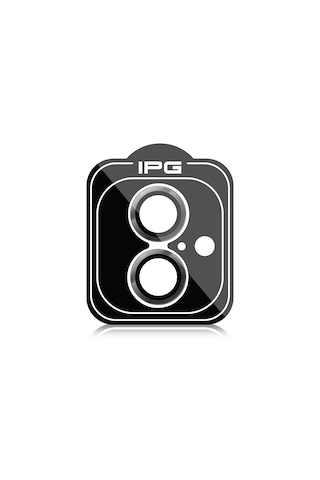 Apple Uyumlu iPhone 16 / 16 Plus İçin Ipg Kamera Lens Koruyucu - Uzay Gri