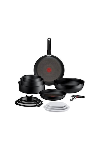 Tefal Ingenio Excellence Fusion Core 9x Büyük Tencere Ve Tava Seti - 14 Parça Siyah