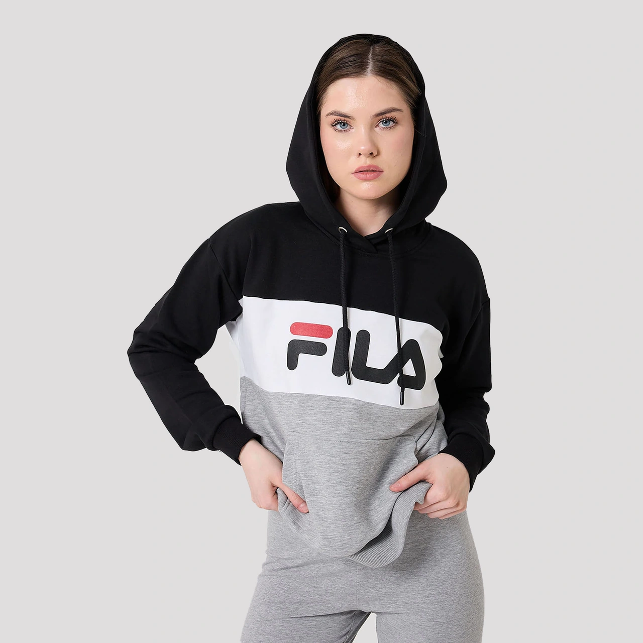 Siyah Fila Erkek Günlük Sweatshirt Lori Hoody 687042.80010 Siyah