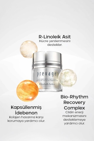Elizabeth Arden Prevage Multi-Restorative Gece Bakım Kremi 50 ML