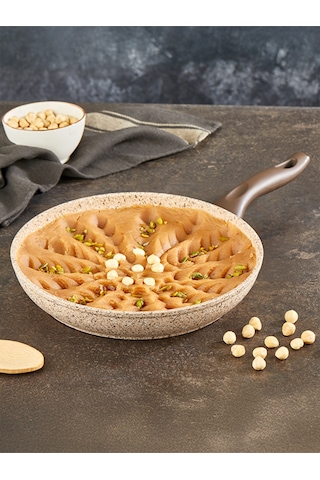 Creamy Granit 24 Cm Tava Krem