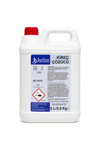 Birka Kireç Çözücü 4 Adet X 5 Litre Profesyonel Temizlik Ürünü