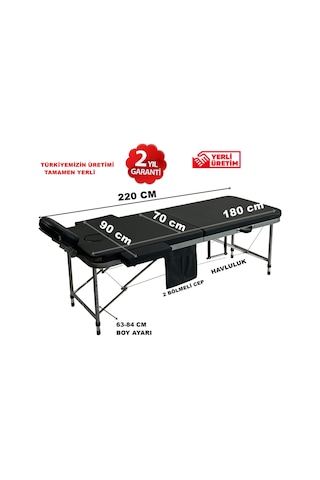Relax Soft Taşınabilir Lüx Çanta Tipi Masaj Masası
