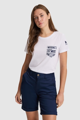 U.S. Polo Assn. U.s. Polo Assn. Kadın Beyaz Tişört 50323540-vr013