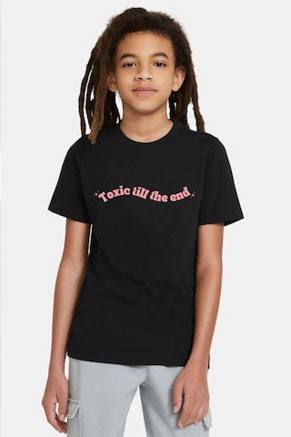 Tshirthane Rose Toxic Till The End Siyah Çocuk Tshirt SIYAH
