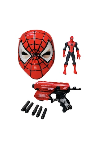 Avengers Işıklı Örümcek Adam Işıklı Örümcek Adam Maske Sünger Ata