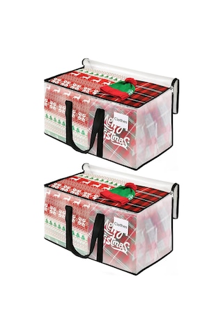 Youmex 2 Adet Taşıma Çantası - Büyük Kapasiteli, Su Geçirmez, Ev Ve Ofis Kullanıma Uygun, Yüksek Kaliteli Pp/pe Malzeme Şeffaf