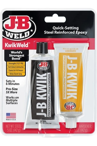 Jb Weld Kwikweld Profesyonel Boyut 10 Oz 2 Parçalı Soğuk Kaynak Sistemi Güçlü Epoksi Yapıştırıcı