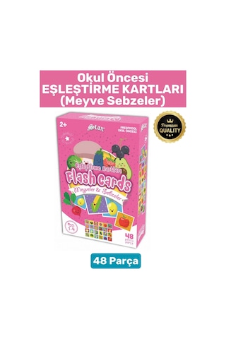 Preschool Eğitici Öğretici Hafıza Geliştirici Okul Öncesi Eğlenceli Eşleştirme Oyunu-meyve Sebzeler