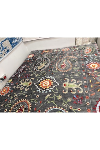 Asyün Halı Karabağ 1853 200 X 290 Etnik Desen Salon Halısı Renkli