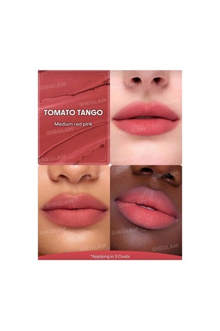 Sheglam Bounce Putty Pocket Lip Pot Ruj Tomato Tango Pembe