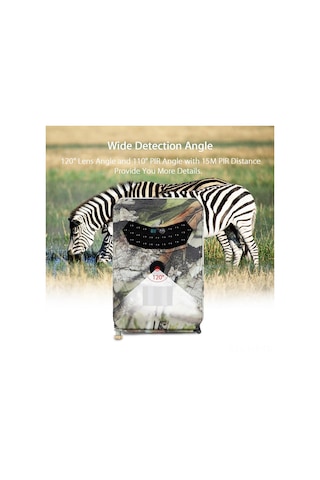 Mufunye Pr100 12mp 1080p Outdoor Kamera: Ip56 Su Geçirmez, 26 Infrared Işık, 0.8s Hızlı Tetikleme, Av/görüntüleme/izleme Çok Renkli