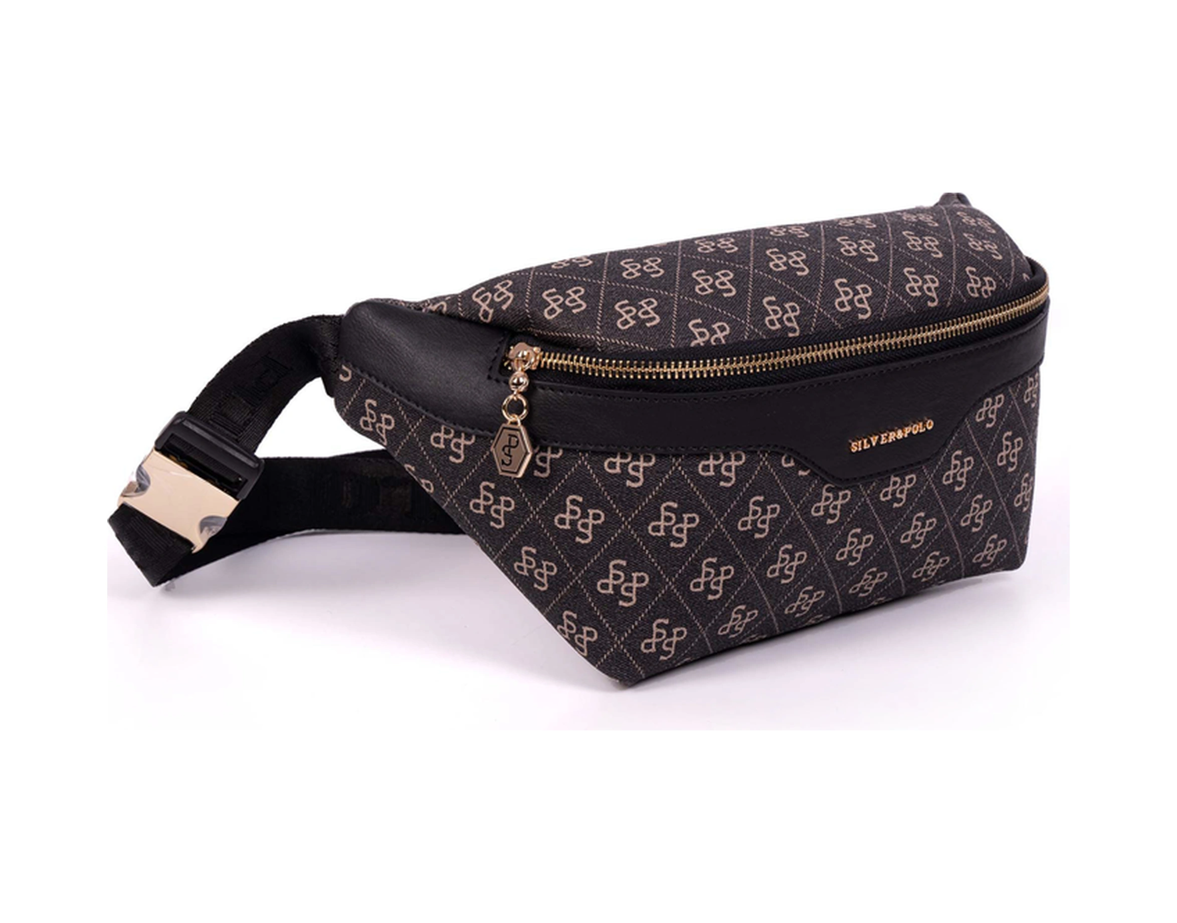 Silver Polo Kadın Bel Çanta 1192 Siyah