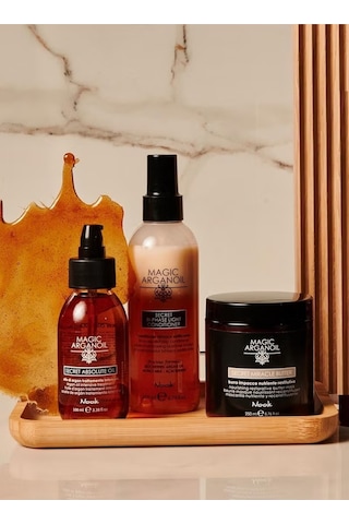 Nook Magic Arganoil Sülfatsız Onarıcı, Kuru Ve Yıpranmış Saçlar İçin Vegan Saç Maskesi 250ml